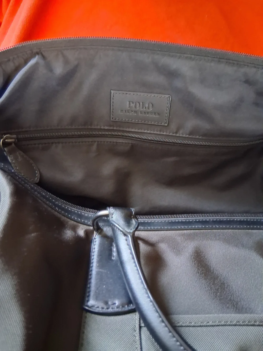 Polo by Ralph Lauren Olive Green & Black Backpack And Duffle Bag
